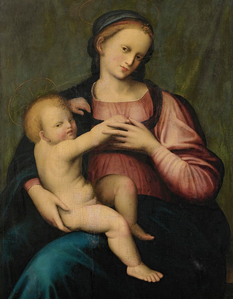 Virgin And Child by Domenico Puligo — digital art print download