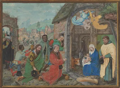 The Adoration of the Magi by Simon Bening — digital art print download