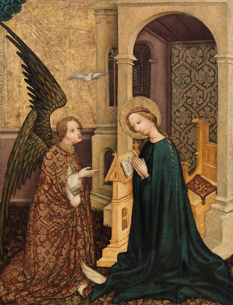 Verkündigung an Maria by Umkreis des Meisters des Andreasaltars — digital art print download