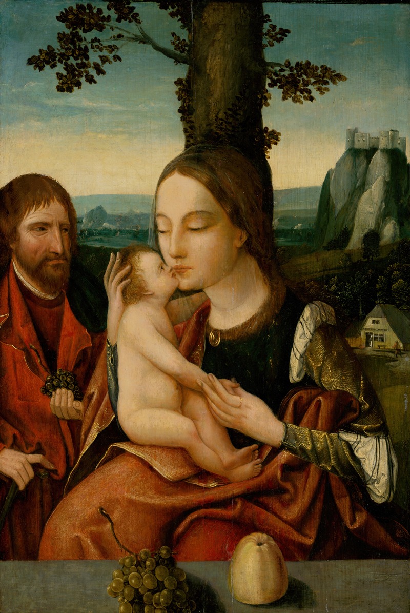 Holy Family by Аноним, 1530 – 1550 — digital art print download
