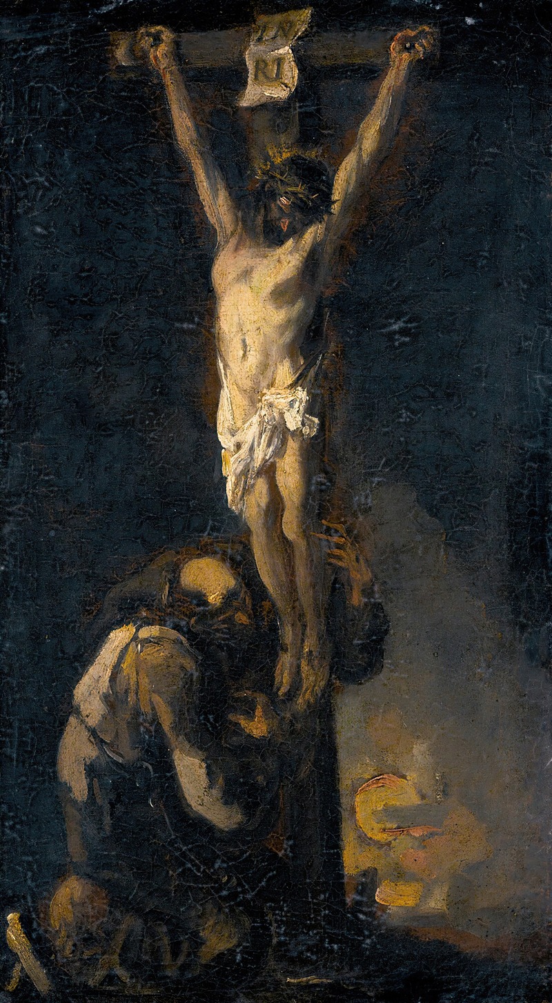 The Crucifixion by Алессандро Маньяско — digital art print download