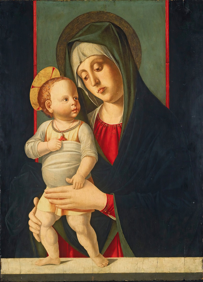 Madonna And Child by Jacopo da Valenza — digital art print download