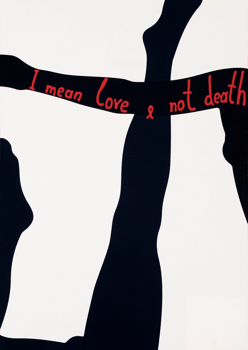 I mean love, not death by Yurko Gutsulyak, 2007 — digital art print download