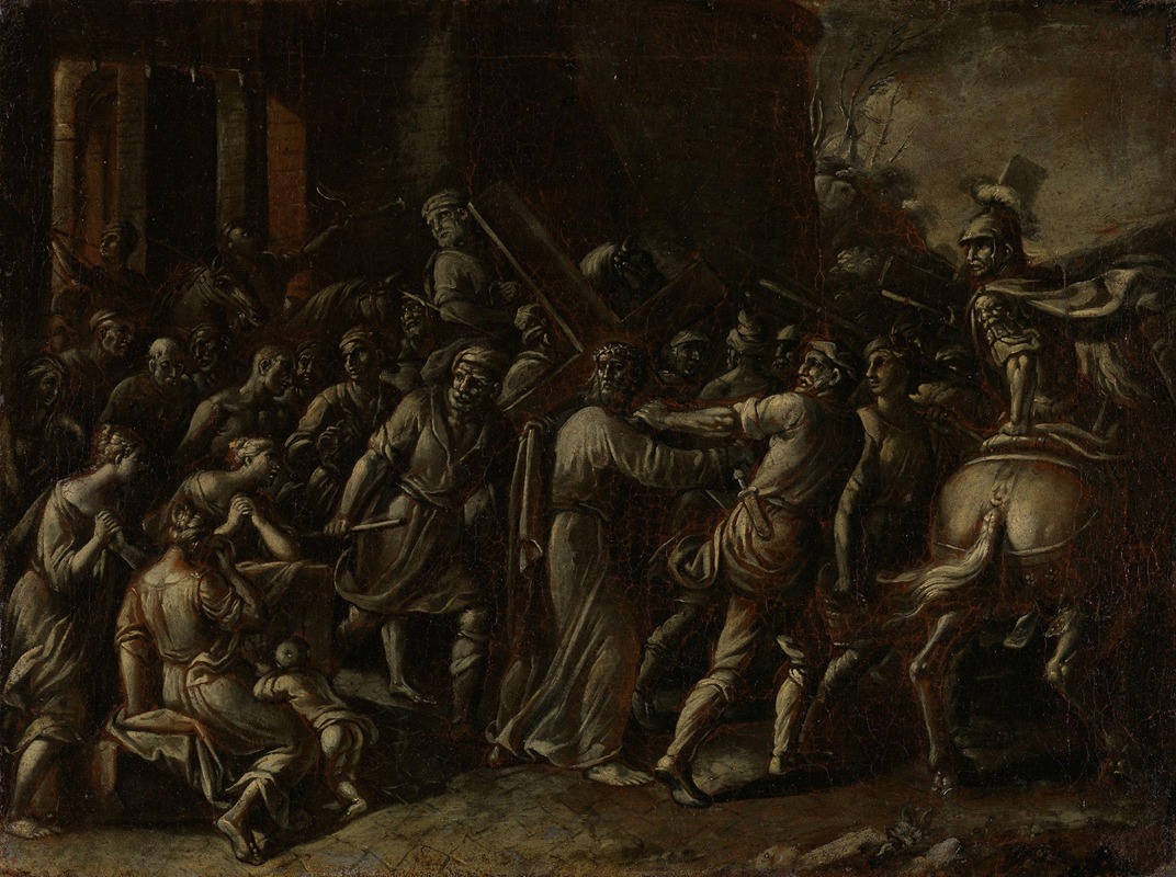 Christ Bearing the Cross by Аноним — digital art print download