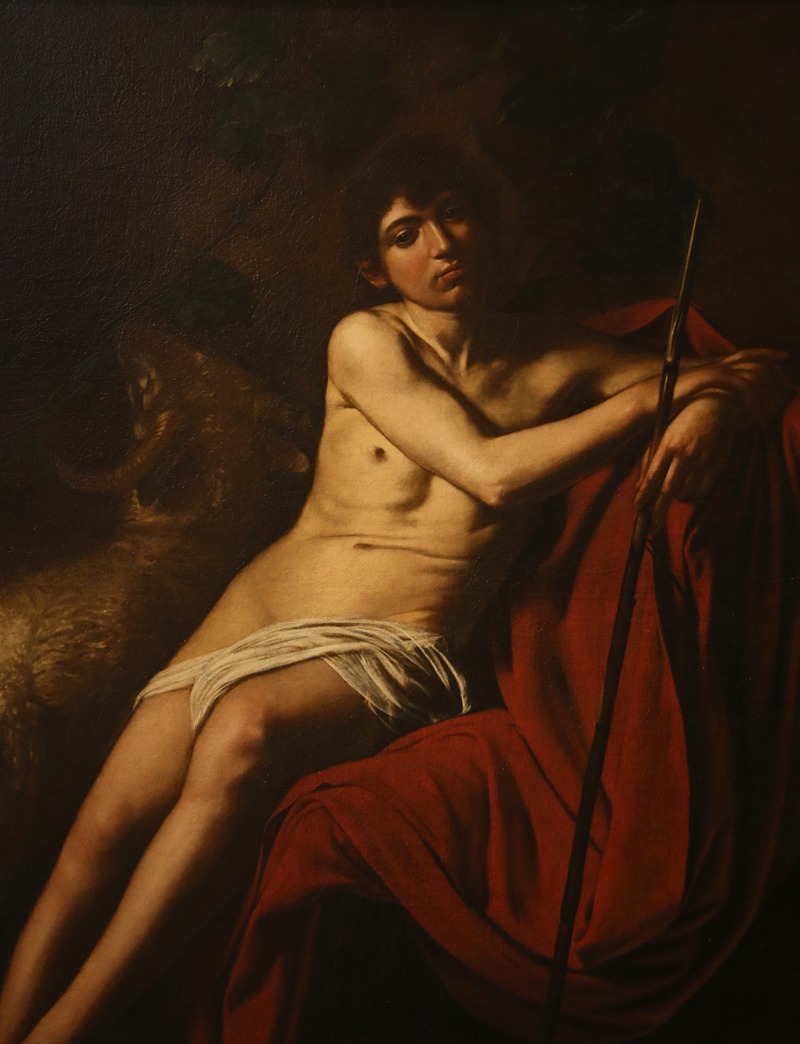 Saint John the Baptist by Караваджо, 1609-1610 — digital art print download