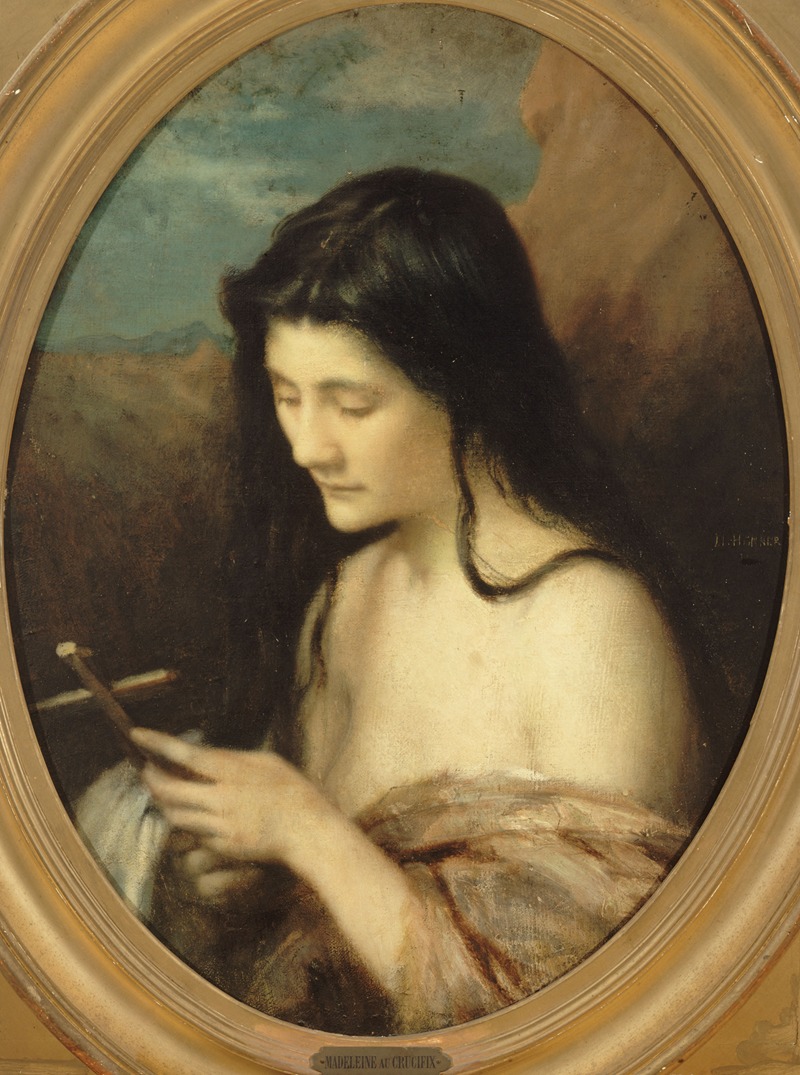Sainte Marie l'Egyptienne by Жан-Жак Эннер, 1861 — digital art print download