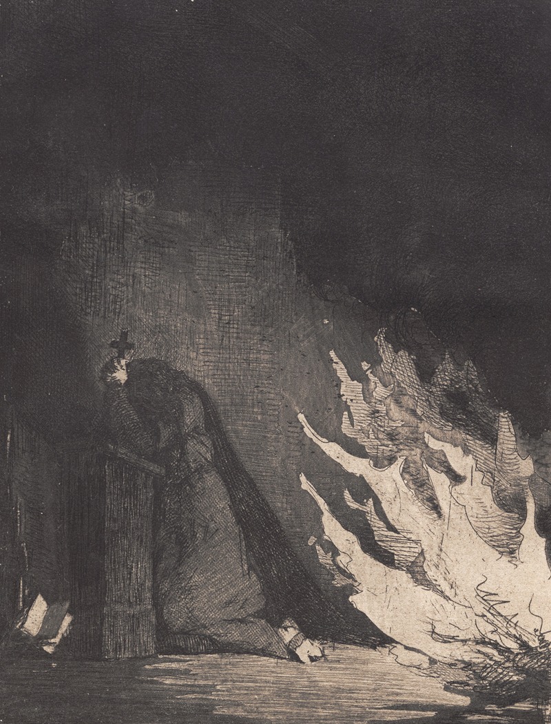 Ildebrand i klostret by Франс Шварц, 1887 - 1888 — digital art print download