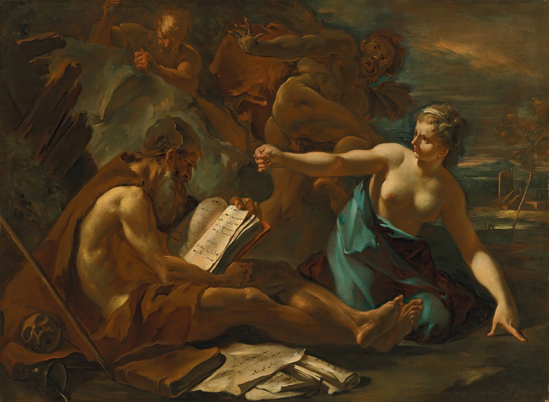 The Temptation of Saint Anthony — Sebastiano Ricci
