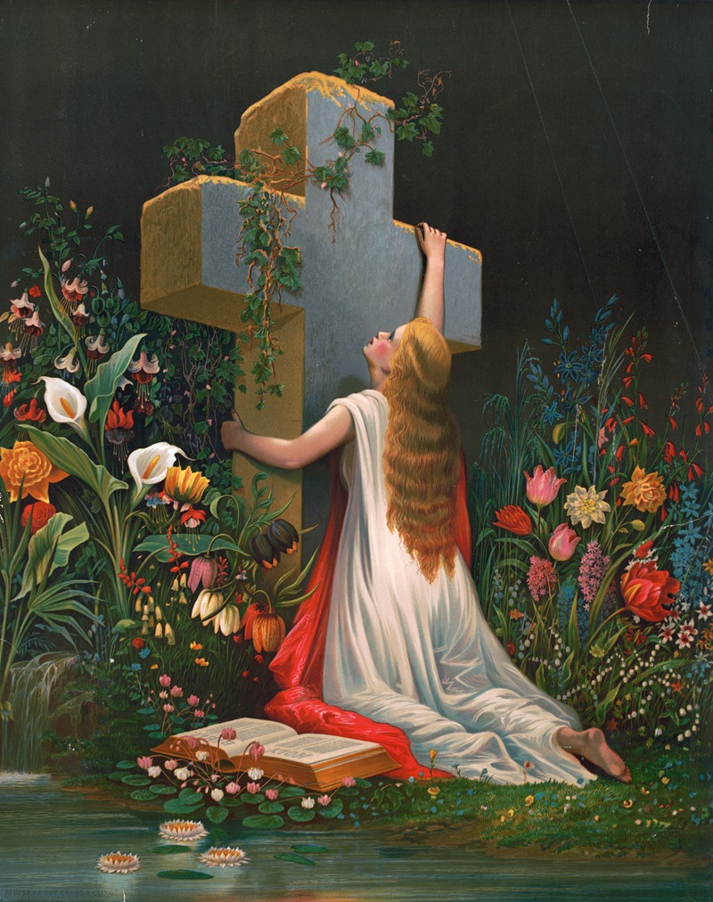 Simply to thy cross I cling by Аноним, 1875 — digital art print download