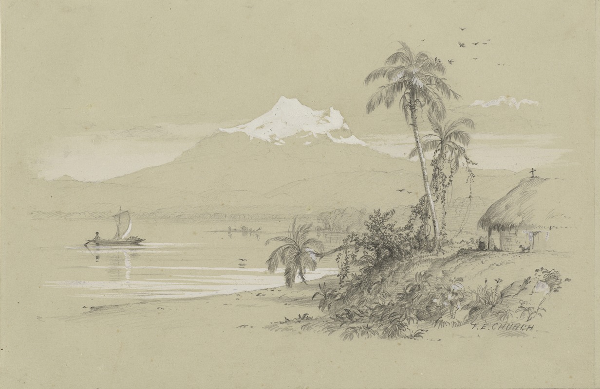 Magdalena River, New Granada, Equador — Frederic Edwin Church