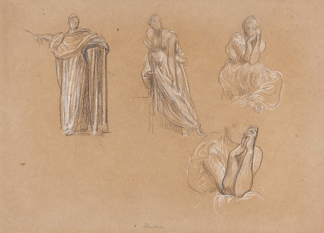 Figure Studies by Фредерик Лейтон — digital art print download