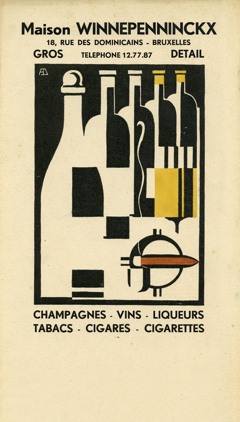 Calendar for Maison Winnepenninckx — Albert Daenens
