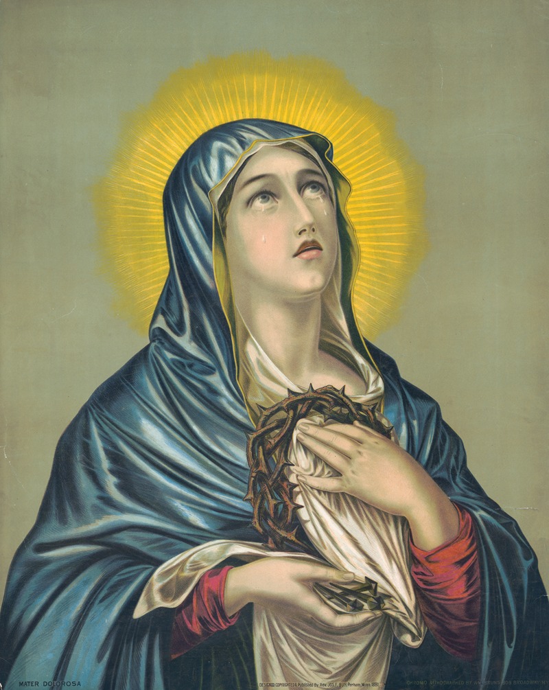 Mater Dolorosa by Jos. F. Buh, 1882 — digital art print download