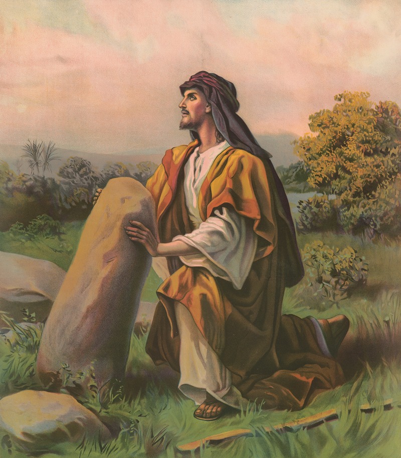 Jacob's vision and God's promise by Providence Lith. Co, 1906 — digital art print download