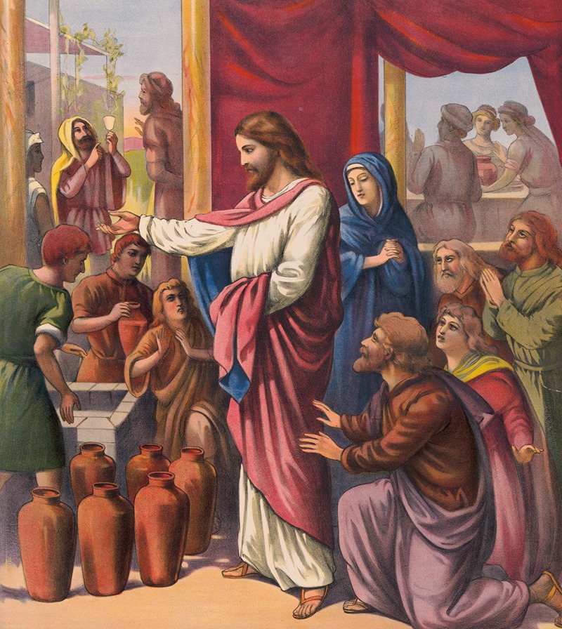 The marriage at Cana — Stecher Litho. Co