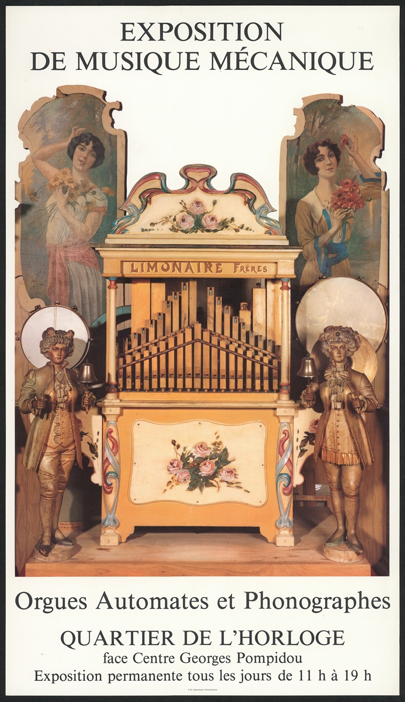 Exposition de musique mécanique by Allençonnaise — digital art print download