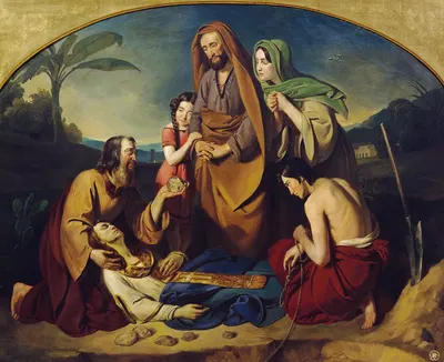 Die Beerdigung des heiligen Stephanus by Адам Бреннер, 1835 — digital art print download