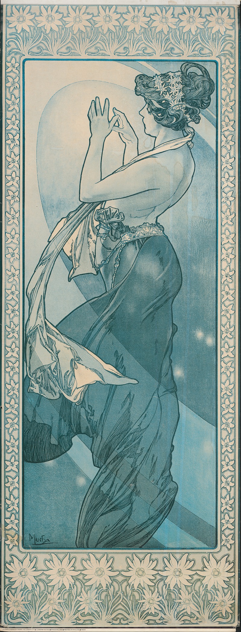 Vrouwenfiguur by Альфонс Муха — digital art print download