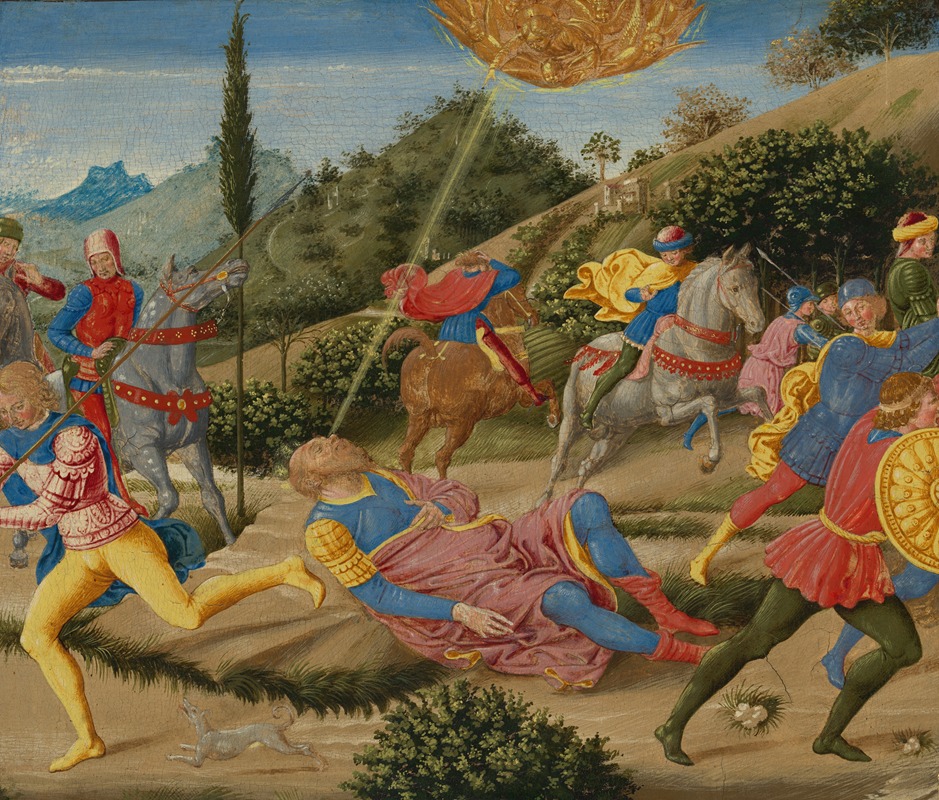 The Conversion of Saint Paul by Benozzo Gozzoli — digital art print download