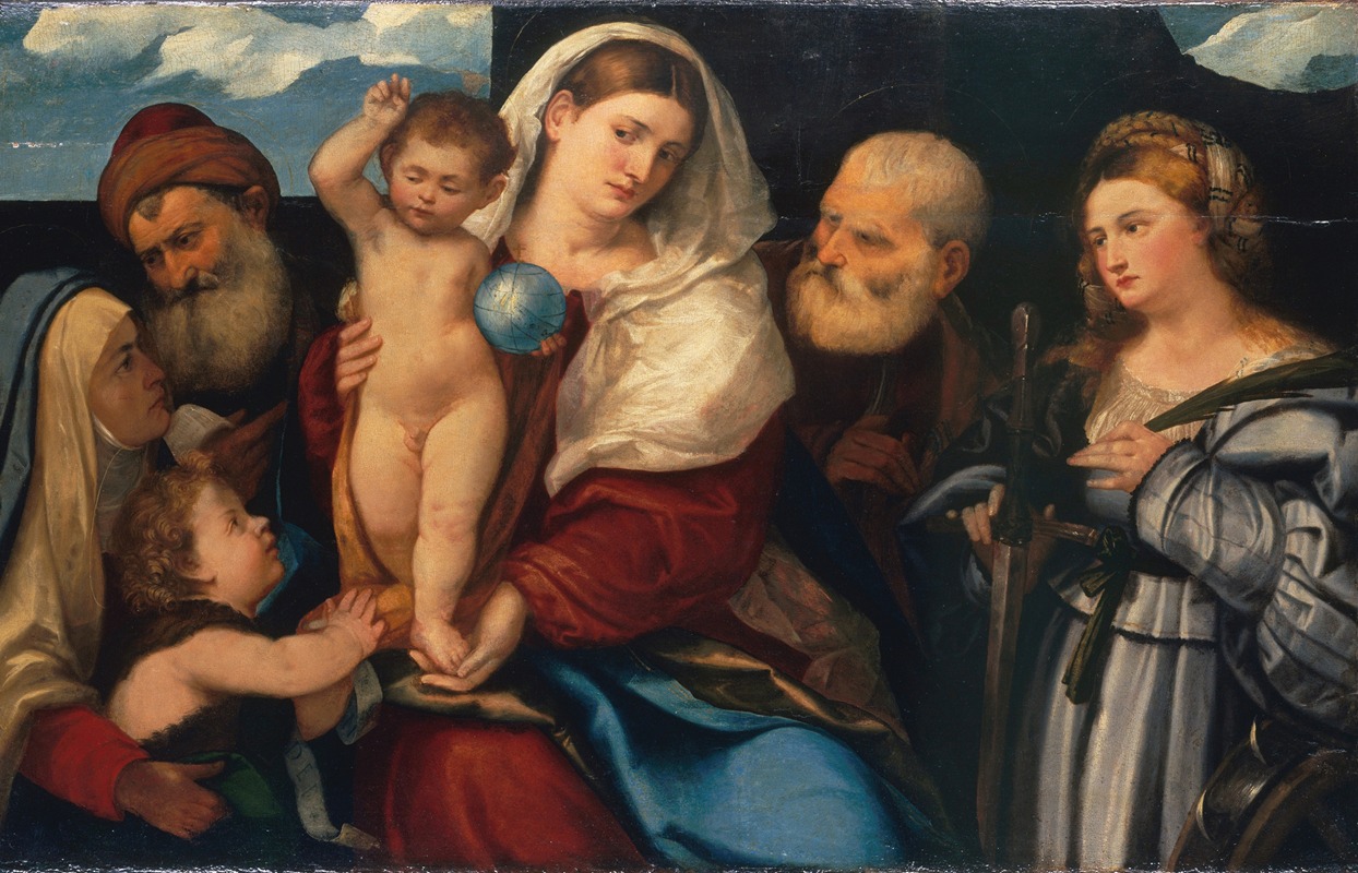 Madonna and Child with Saints — Bonifacio Veronese