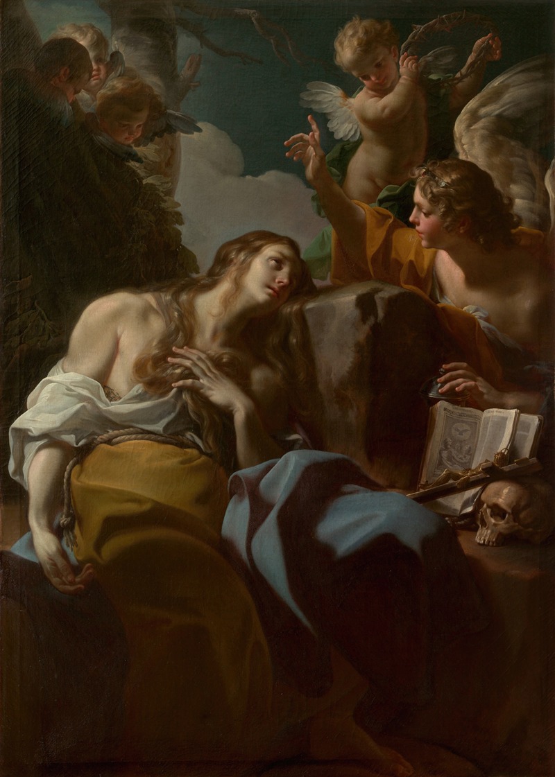 The Penitent Magdalen by Corrado Giaquinto — digital art print download