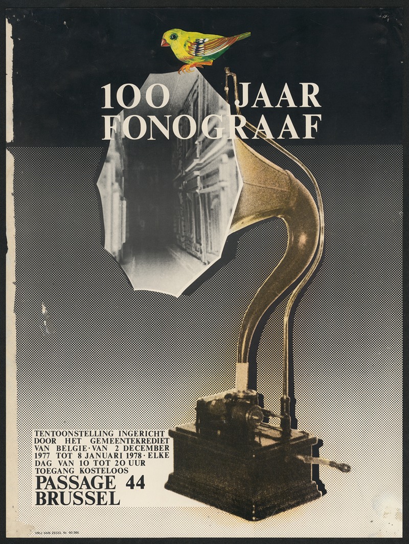 100 jaar fonograaf by Аноним, 1978 — digital art print download