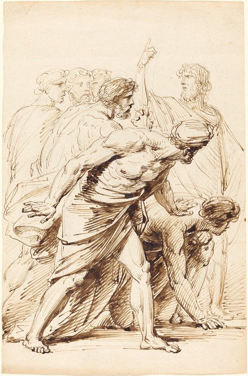 Seven Men in Antique Dress — Heinrich Friedrich Füger