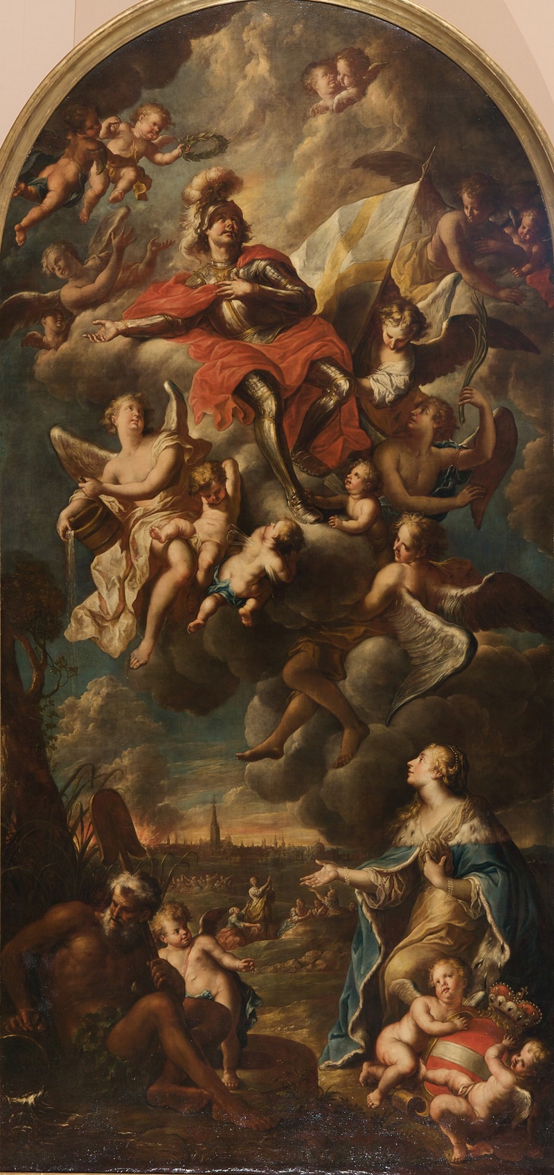 Der heilige Florian by Franz Xaver Wagenschön, 1778 — digital art print download
