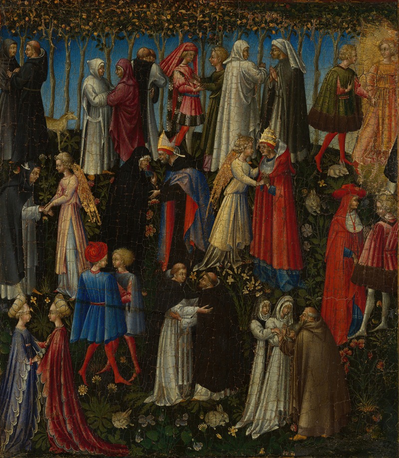 Paradise by Giovanni di Paolo, 1445 — digital art print download