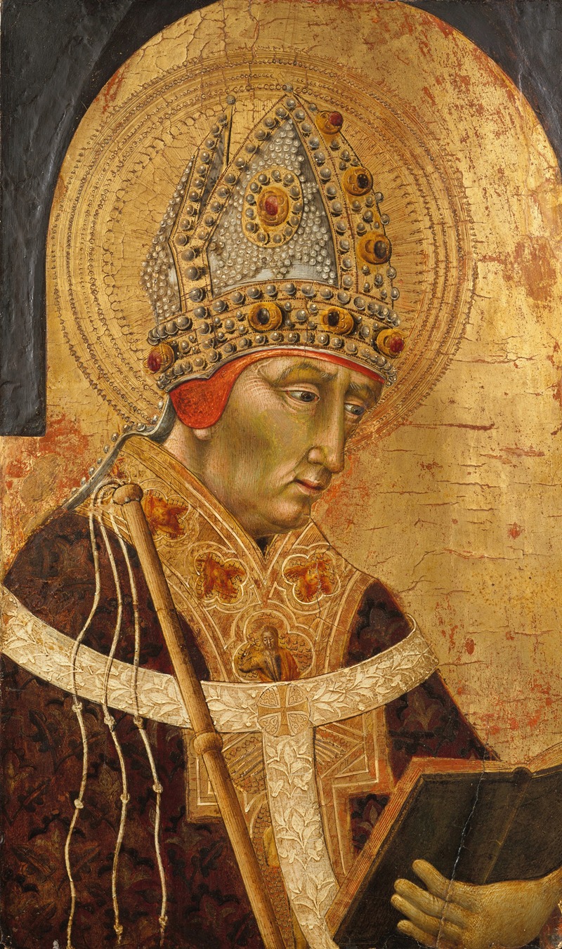 Saint Ambrose by Giovanni di Paolo — digital art print download