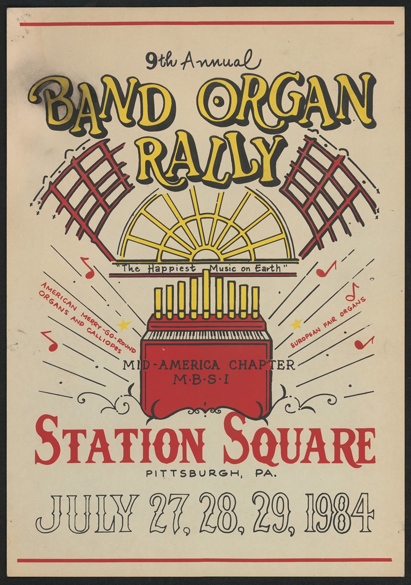 9th Annual Band Organ Rally — Anonymous