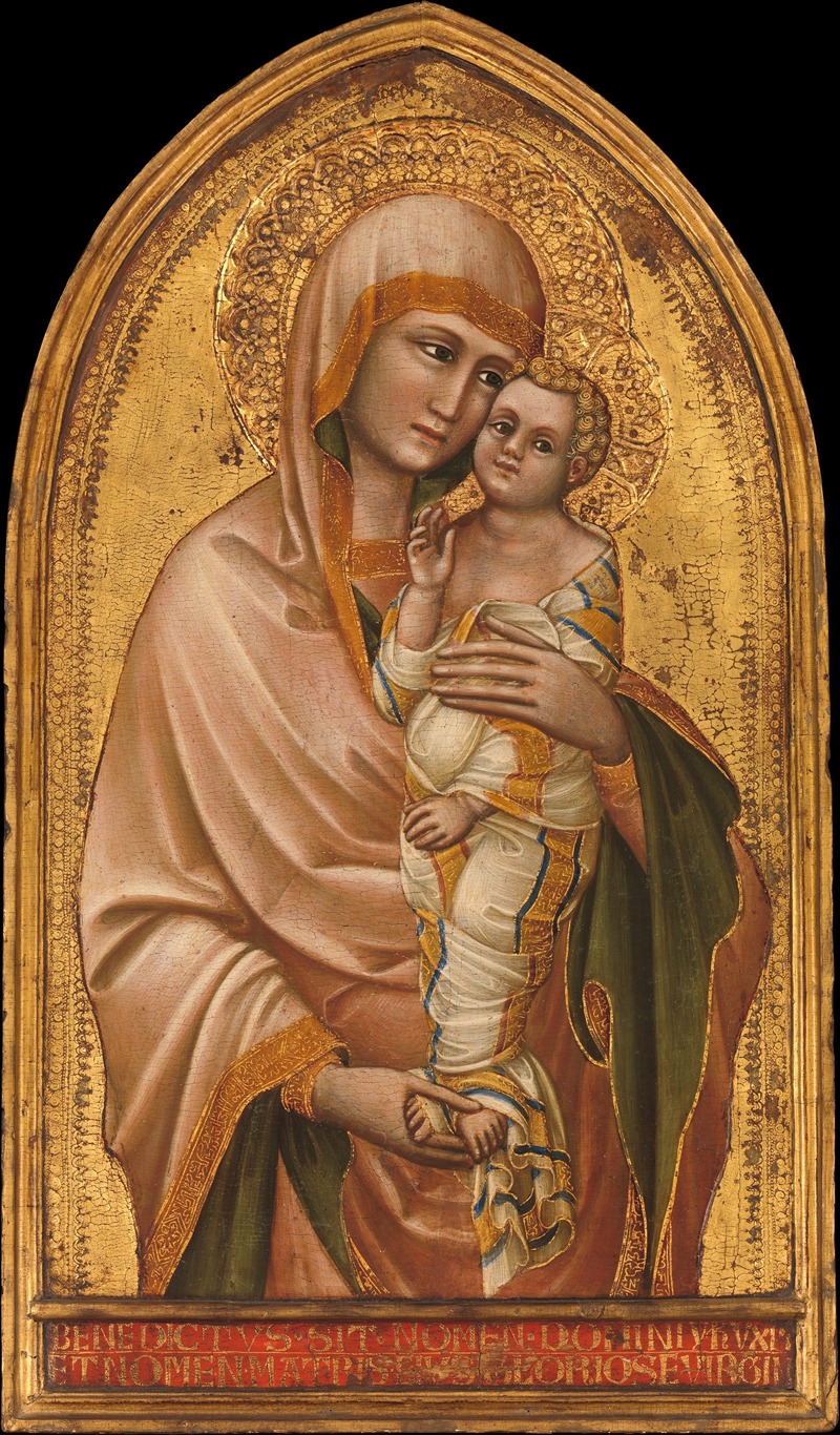 Madonna and Child by Guariento di Arpo — digital art print download