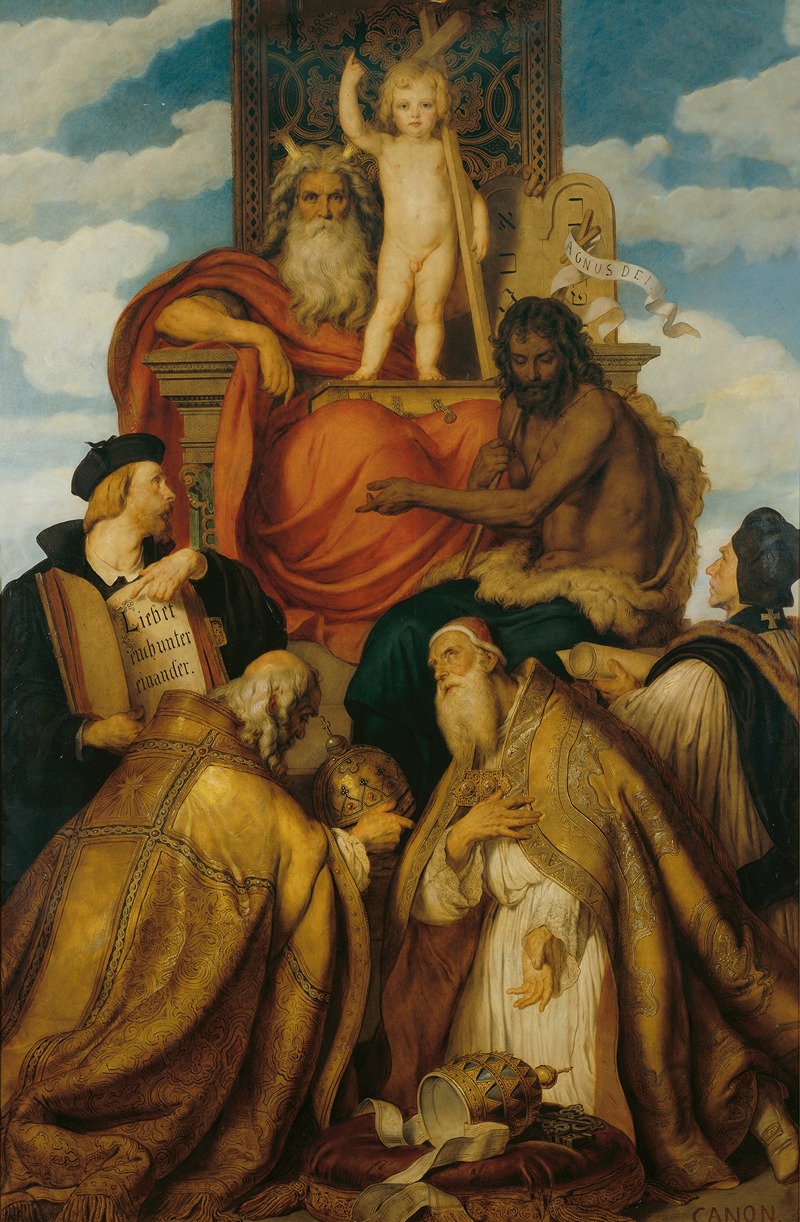 Die Loge Johannis by Ханс Канон, 1873 — digital art print download
