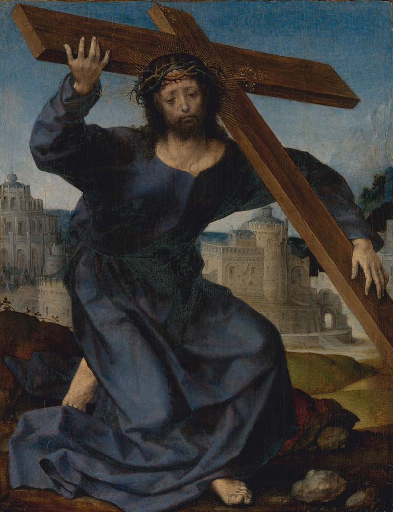Christ Carrying the Cross by Ян Госсарт — digital art print download