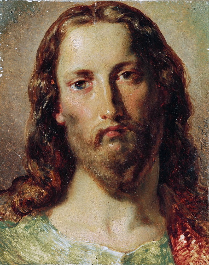 Christuskopf by Иоганн Тиль младший — digital art print download
