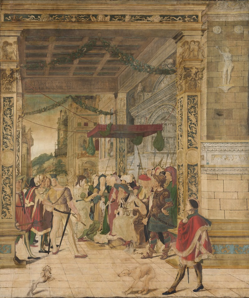 Joseph Interpreting the Dreams of Pharaoh — Jörg Breu the Younger