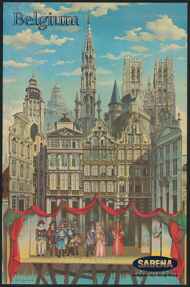 Belgium by Аноним — digital art print download