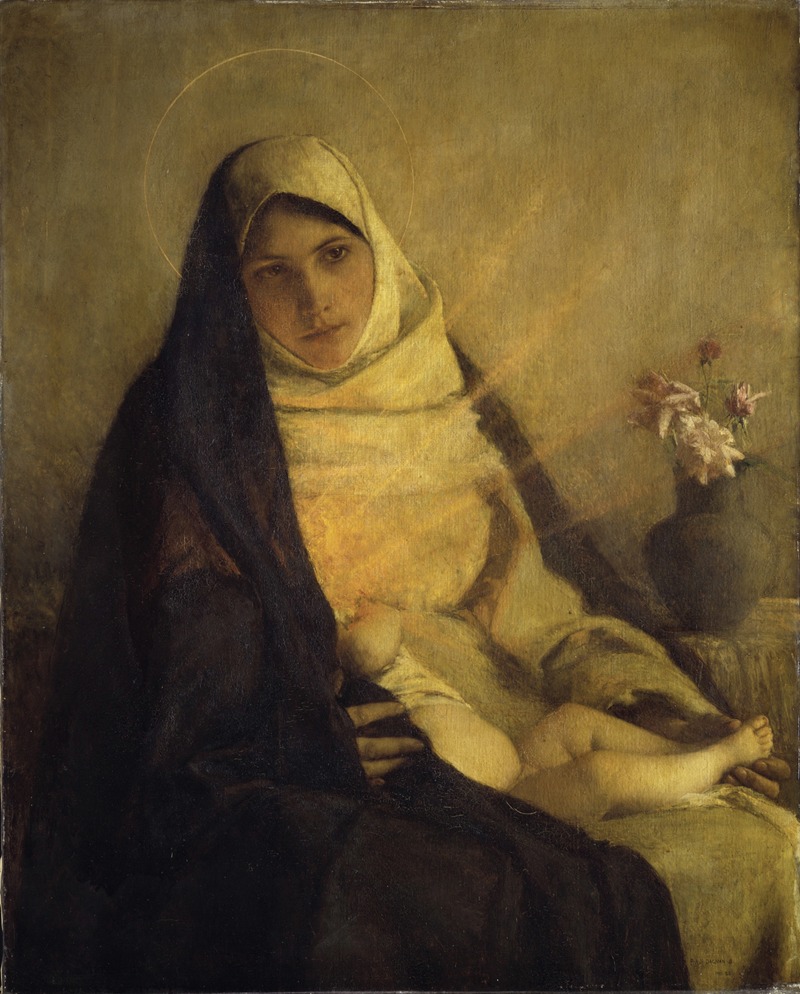 Madonna of the Rose — Pascal-Adolphe-Jean Dagnan-Bouveret