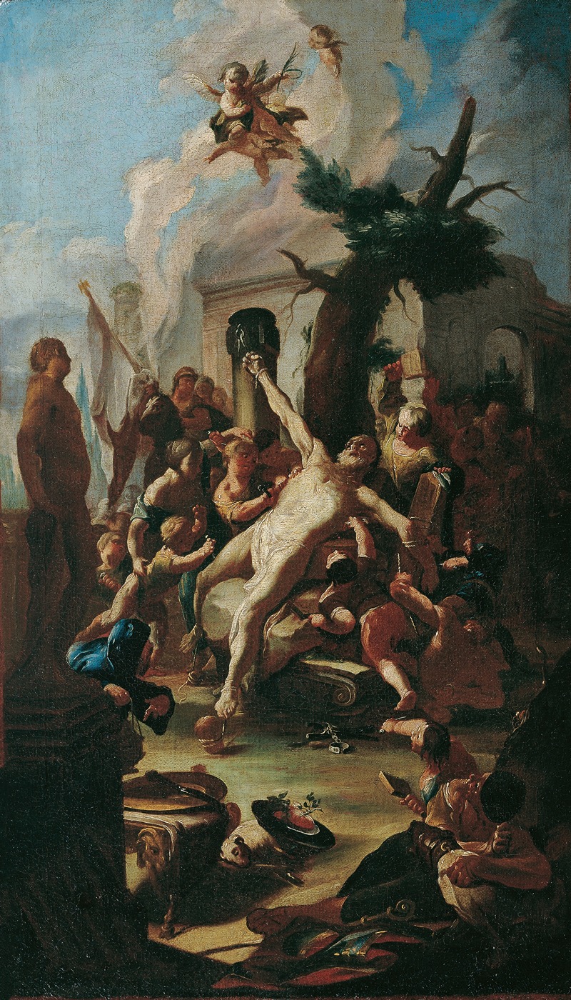 Die Marter des heiligen Cassian by Paul Troger, 1751-1753 — digital art print download
