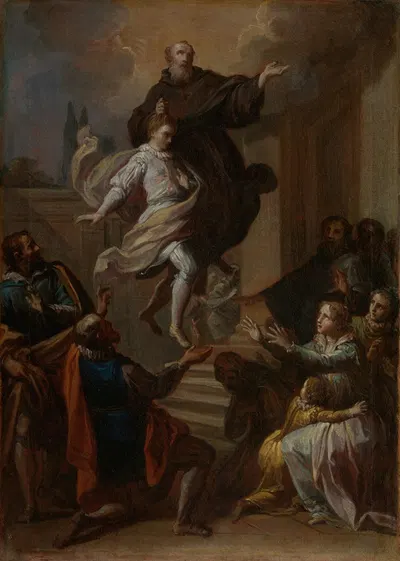 A Miracle of Saint Joseph of Cupertino (1603–1663) by Плацидо Костанци, 1603–1663 — digital art print download
