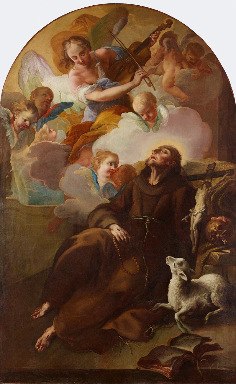 Ecstasy of St. Francis by Аноним, 1700 — digital art print download
