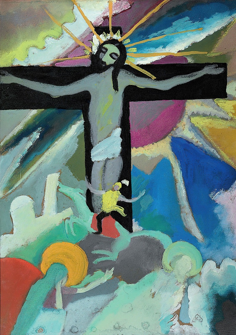 Gekreuzigter Christus by Василий Кандинский, 1911 — digital art print download