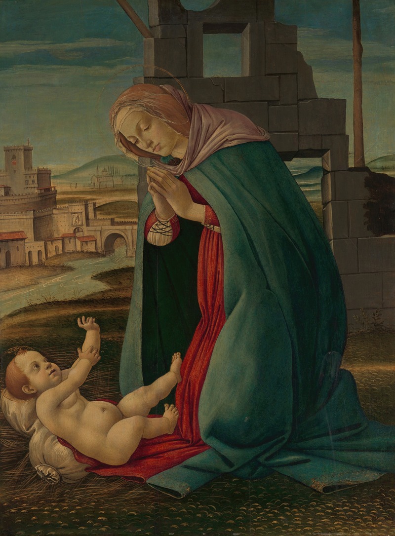 The Nativity by Follower Of Botticelli — digital art print download