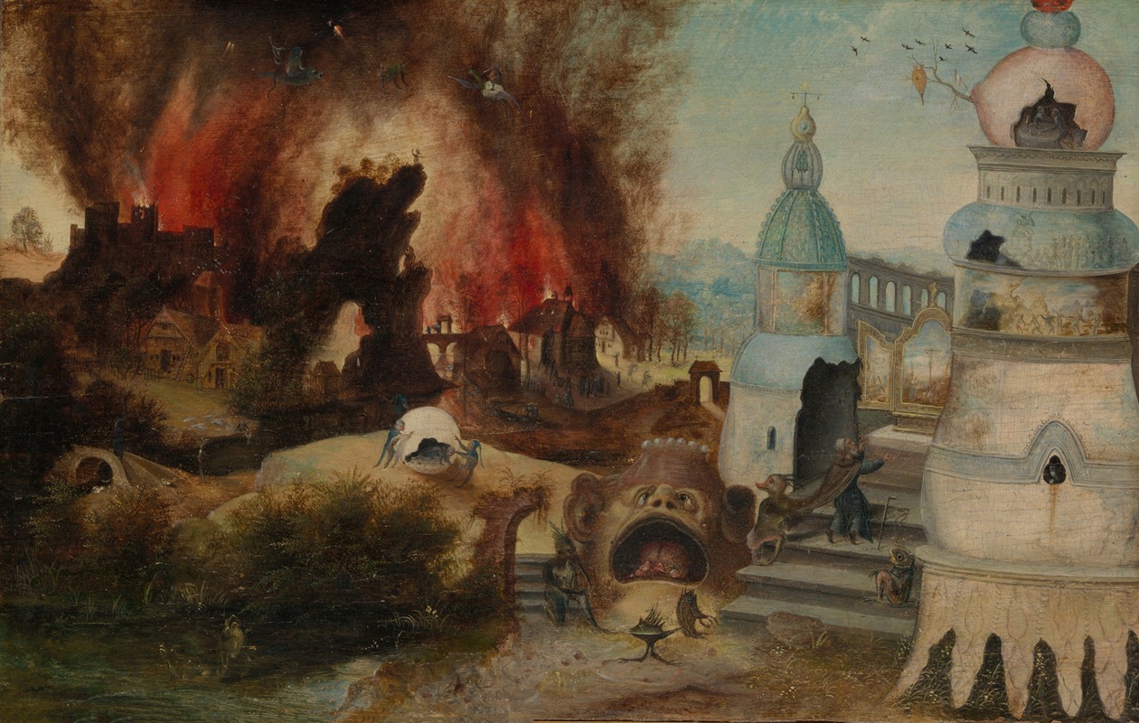 The Temptation of Saint Anthony — Workshop of Herri met de Bles
