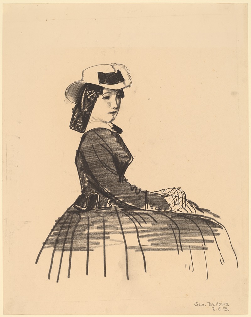 An Irish Girl by Джордж Уэсли Беллоуз, 1922 — digital art print download