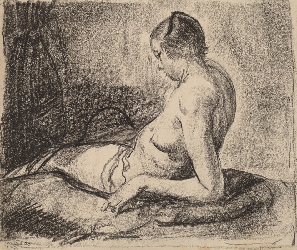 Nude Girl Reclining — Джордж Уэсли Беллоуз