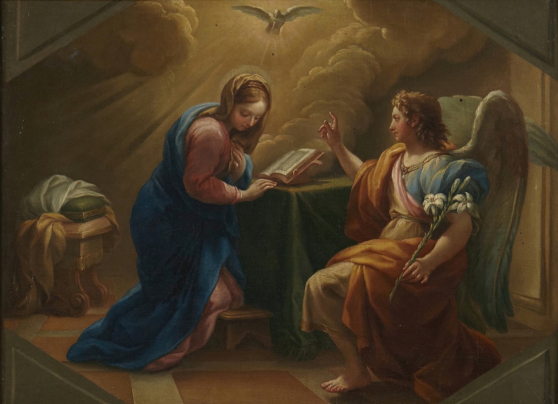 The Annunciation by Агустино Масуччи — digital art print download