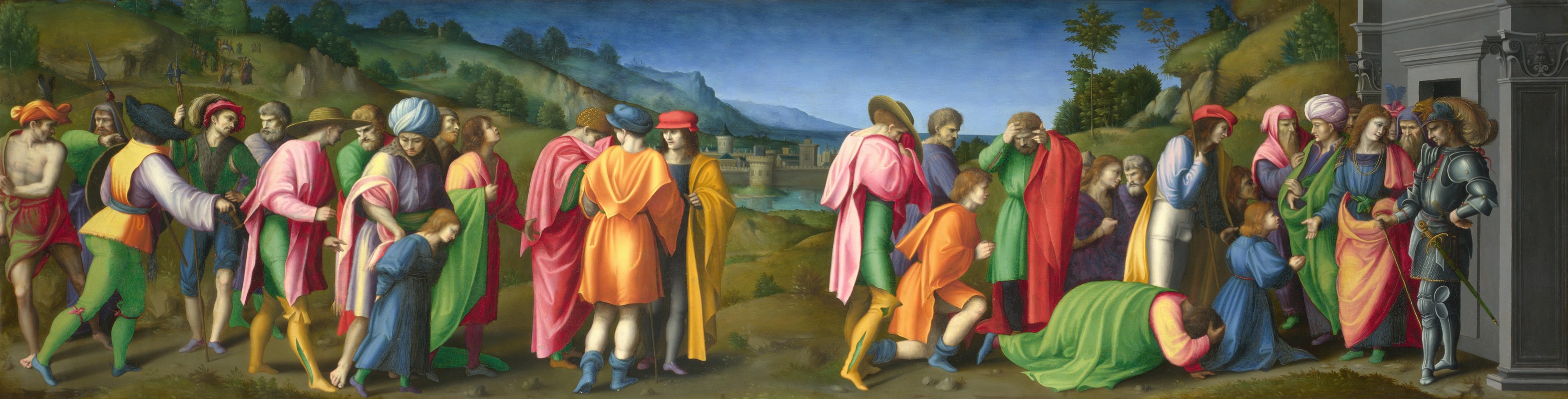 Joseph pardons his Brothers by Баккиакка — digital art print download