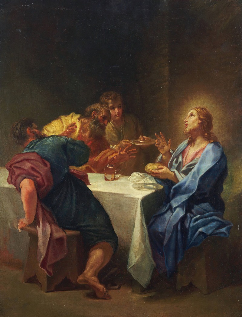 Supper at Emmaus by Бенедетто Лути — digital art print download