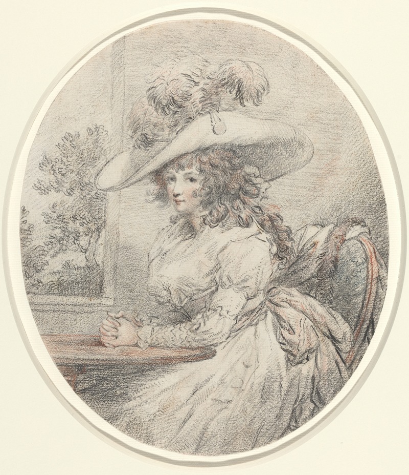 Anne Ward Morland by Джордж Морланд, c. 1786 — digital art print download